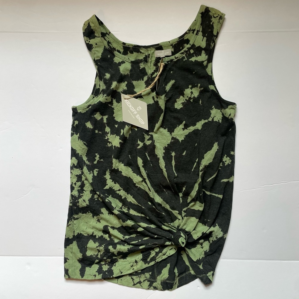 True Craft Kickoff Shop olive and black tie dye tank